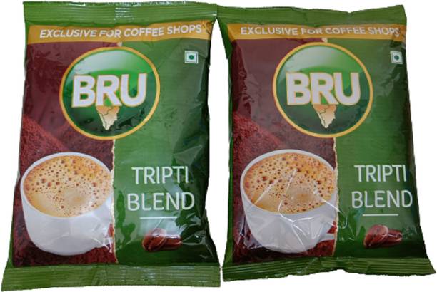 BRU Tripti Blend instant Coffee Powder SPECIAL CATERING pack of 2 ( each 200g ) Instant Coffee