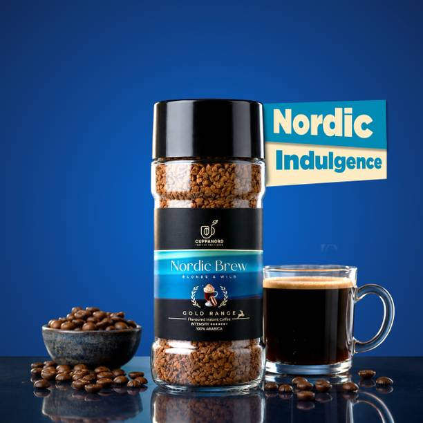 Cuppanord Premium Nordic Brew Flavoured Hot & Cold Freeze Dried Instant Coffee|Rich Aroma Instant Coffee