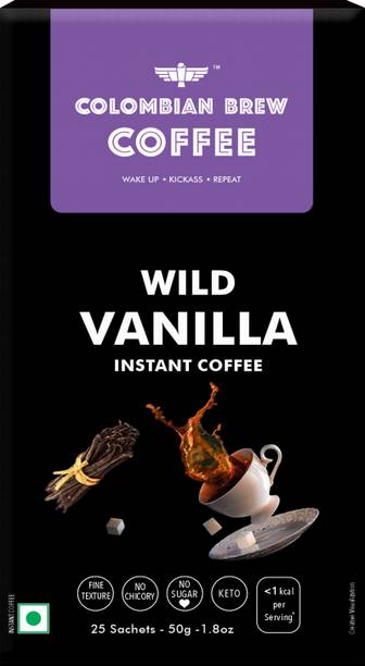 कोलंबियाई ब्रेव वनीला इंस्टेंट कॉफी - 50g इंस्टेंट कॉफी