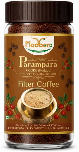 MADBERO Parampara Premium Filter Coffee | Blend of 80% coffee & 20% Chocory | 150g Filter Coffee