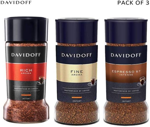Davidoff Rich Aroma,Fine Aroma & Espresso 57 Instant Coffee