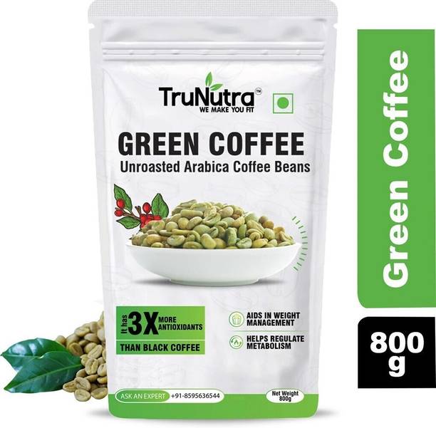 TruNutra Green Coffee, for Weight Loss Rich in Natural Antioxidant Green Coffee Beans Coffee Beans