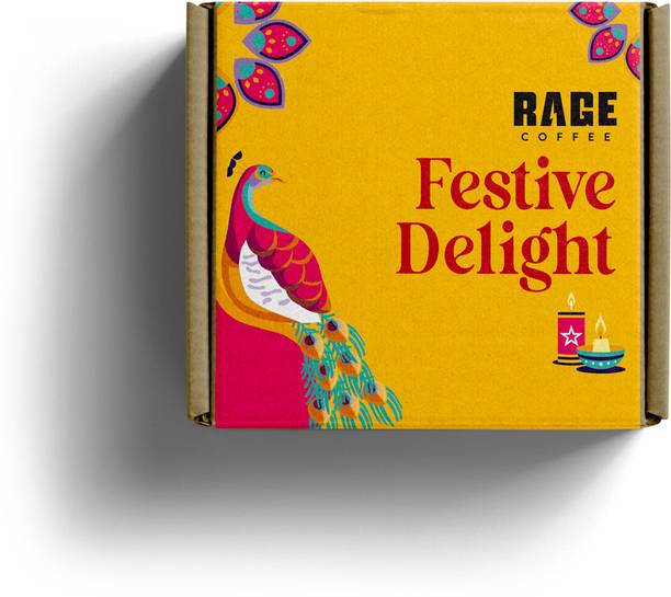 RAGE Extra Strong Blend Sachets|Pack of 30 + Belgian Chocolate 60g + Shaker + Frother Instant Coffee