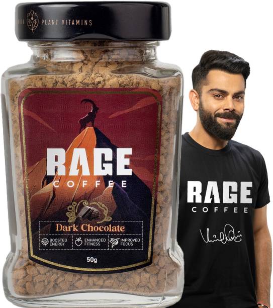 RAGE Coffee 50 Gms Dark Chocolate Flavour - Premium Arabica Instant Coffee