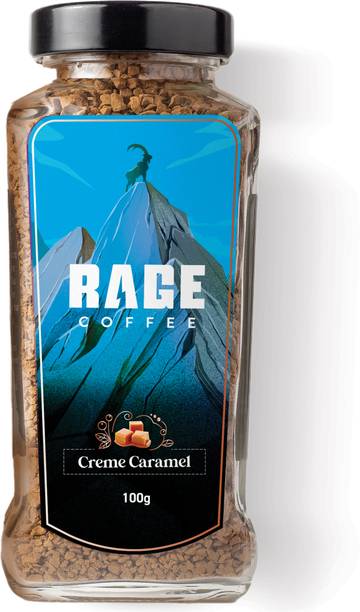 RAGE Coffee 100 Gms Creme Caramel Flavour - Premium Arabica Instant Coffee