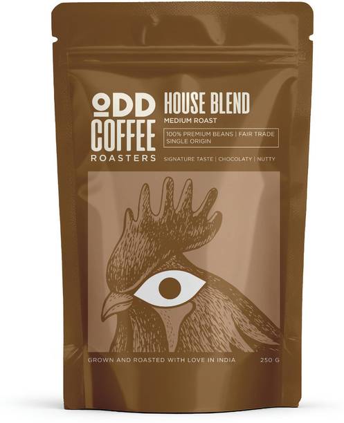 ODD COFFEE ROASTERS Aeropress | House Blend | 60:40 Blend | Chocolaty & Nutty | AAA Grade | Medium Roast & Ground Coffee