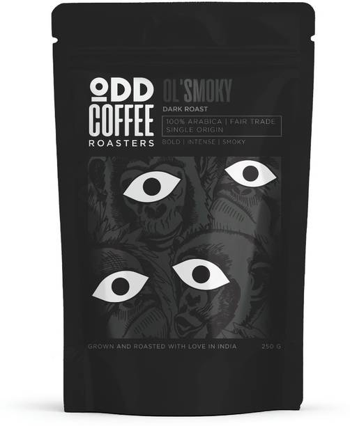 ODD COFFEE ROASTERS Espresso | OL' Smoky | 100% Arabica | Bold, Intense, Smoky | AAA Specalty | Dark Roast & Ground Coffee