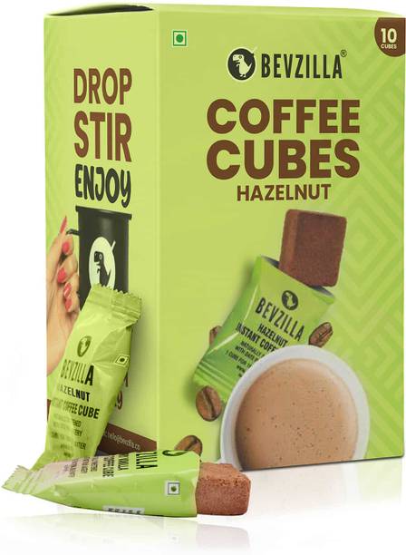 Bevzilla 10 Instant Coffee Cubes Pack with Organic Date Palm Jaggery Instant Coffee