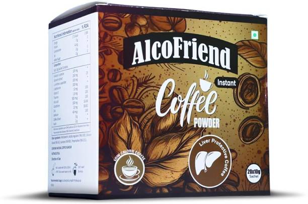AlcoFriend Sachets Fatty Liver Detox 20 Pieces Chocolate Flavor Instant Coffee
