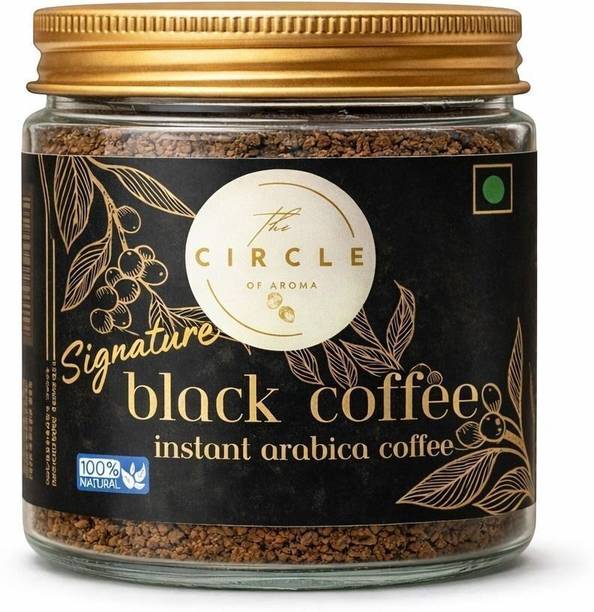The Circle Of Aroma Signature Black Instant Coffee|Arabica|Rich & Smooth Taste|No Chicory|50 gm Instant Coffee