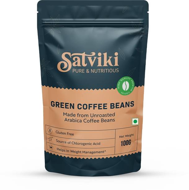 SATVIKI Green Coffee Beans | AAA Arabica | Unroasted & Natural | FSSAI Certified Coffee Beans