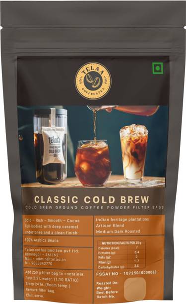 Telaa Coffee And Tea Classic Cold Brew Coffee Bag 250 g...