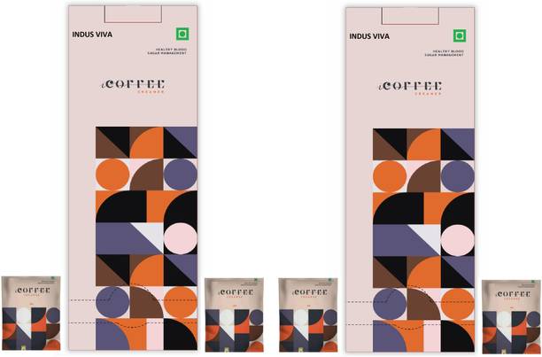 INDUS VIVA I Coffee Creamer Coffee - 50 sachets X 15 gm Instant Coffee