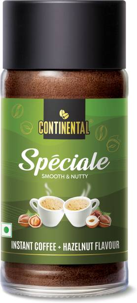 CONTINENTAL Speciale Flavoured Coffee | Medium Roast | Makes 25 Cups | For Both Hot & Cold Instant Coffee