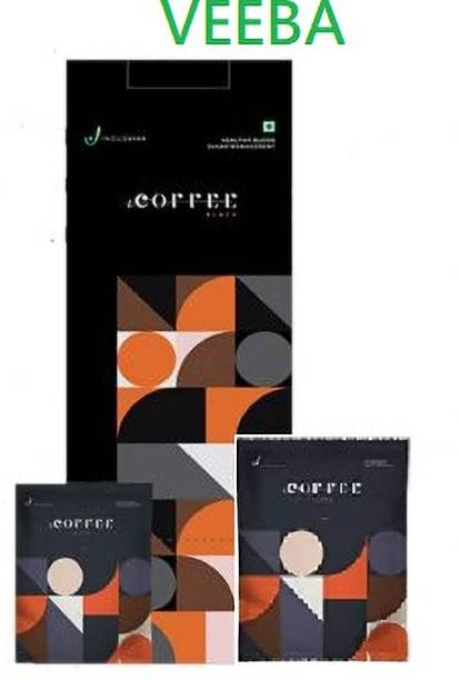 Veeba Indus viva Black coffee for Diabetes Control - Indus viva i Coffee- 50 Sachets Instant Coffee
