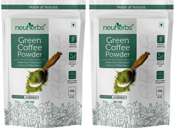 Neuherbs Green Beans Powder for Weight Loss Instant Coffee