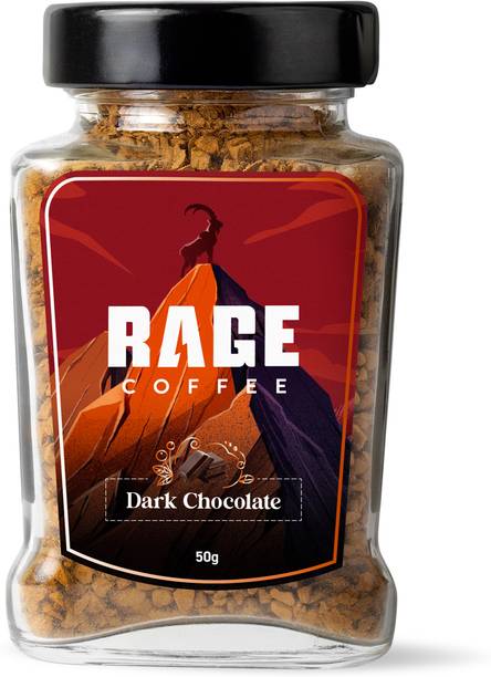 RAGE Coffee 50 Gms Dark Chocolate Flavour - Premium Arabica Instant Coffee