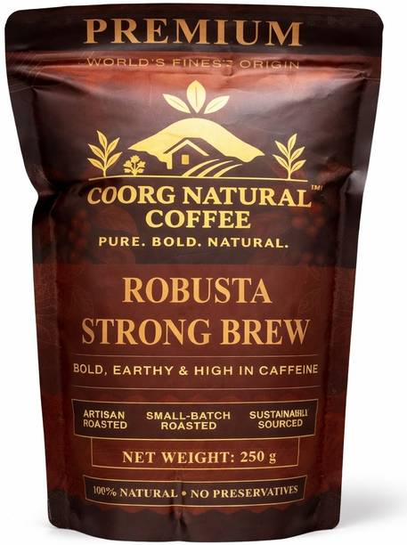 Coorg Natural Robusta Strong Brew Coffee Powder 250 g...