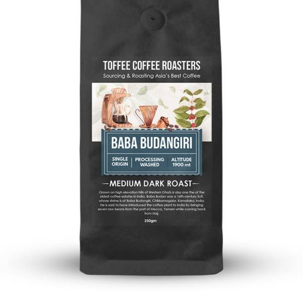 Toffee Coffee Roasters Baba Budangiri Coffee French Press Medium Dark Roast French Press