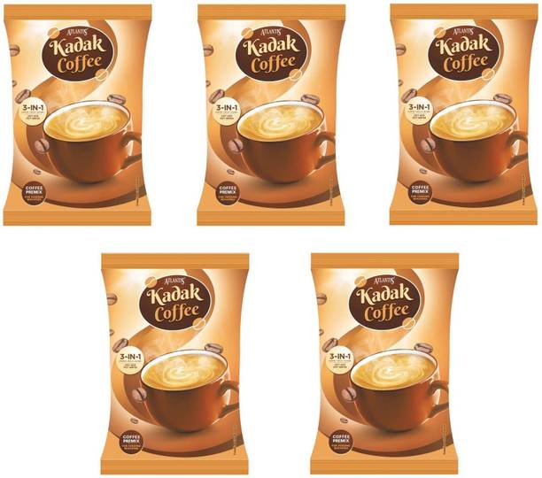 ATLANTIS 3 in 1 Kadak Coffee Premix (Contains Coffee, Milk and Sugar) 5 kg Instant Coffee