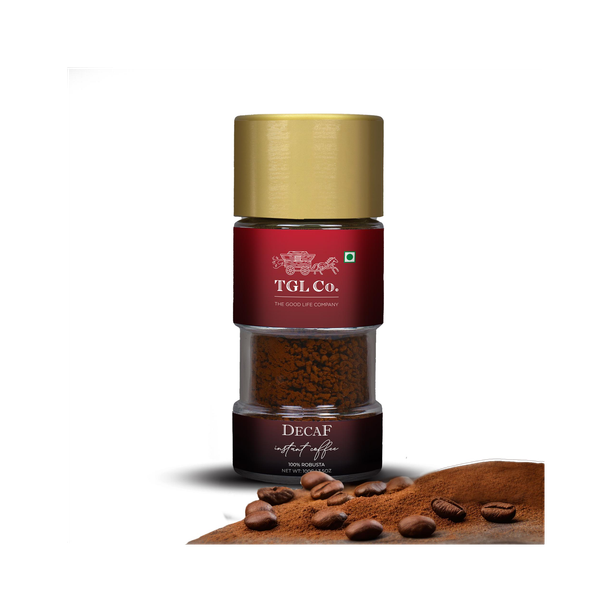 TGL Co. Decaf Instant Coffee|100% Robusta|No Artificial Flavour|100G Instant Coffee
