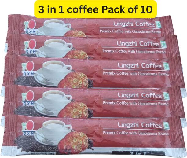 DXN 3 IN 1 GANODERMA COFFEE- 10 PICS- Instant Coffee