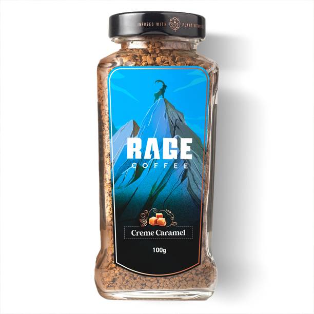 RAGE Coffee 100 Gms Creme Caramel Flavour - Premium Arabica Instant Coffee