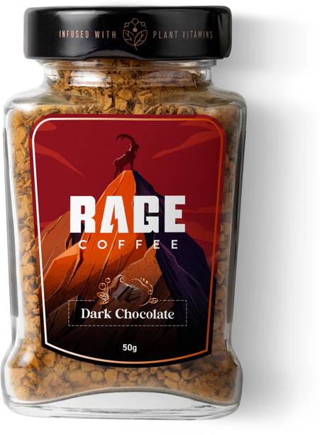RAGE Coffee 50 Gms Dark Chocolate Flavour - Premium Arabica Instant Coffee