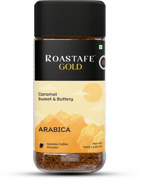 Roastafe Gold Caramel Sweet & buttery ,Pure Arabica Coffee (Hot&Cold) Instant Coffee