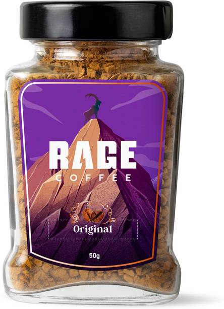 RAGE Coffee - 50 GMS Original Blend - Premium Arabica Instant Coffee