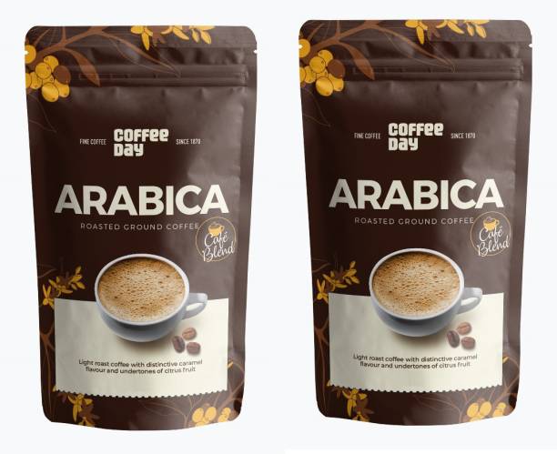 Café Coffee Day Arabica 200 Gms New (Pack of 2), Roast & Ground Coffee Roast & Ground Coffee