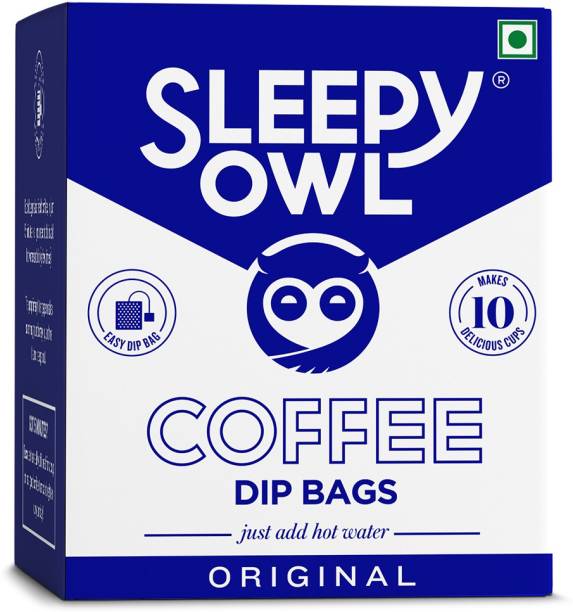 Sleepy Owl Original Hot Brew (Set of 10) Roast & Ground Coffee