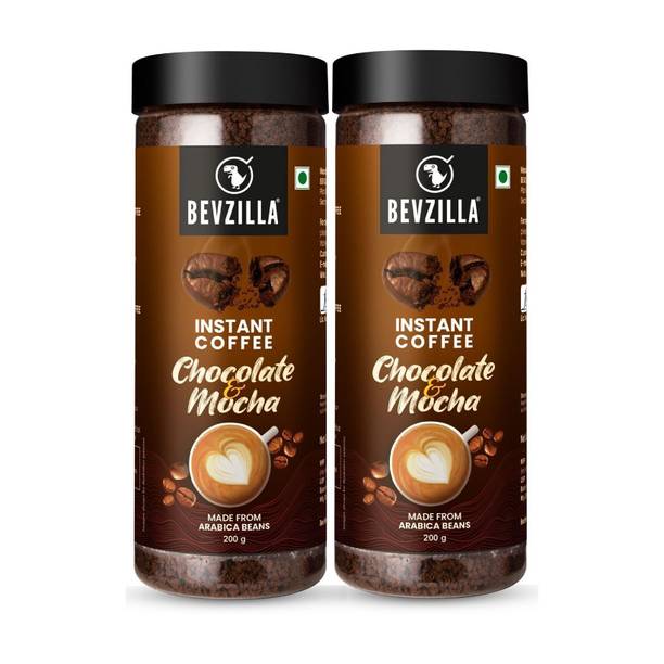 Bevzilla 200 Gram x 2 Instant (Choco-Mocha) Coffee Powder Instant Coffee