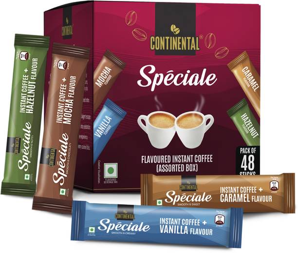 Continental Speciale 96 Coffee Sachets 4 Flavours - Hazelnut, V