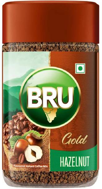BRU Gold Freeze Dried Hazelnut 55gm Instant Coffee