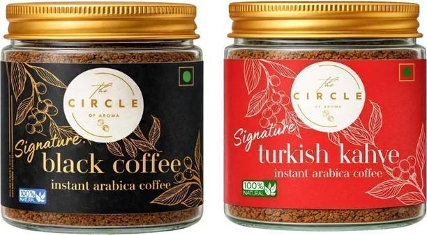 The Circle Of Aroma Signature Arabica Black and Turkish kahve – Rich Aroma, No Chicory Instant Coffee
