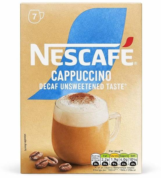 Nescafe Cappuccino Decaf Unsweetened Instant Coffee