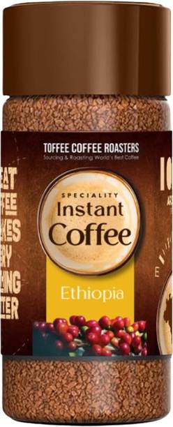 Toffee Coffee Roasters Ethiopia Speciality Instant Coffee | 100% Arabica | Ready in Seconds | Instant Coffee 50 g, Berrylicious Flavoured