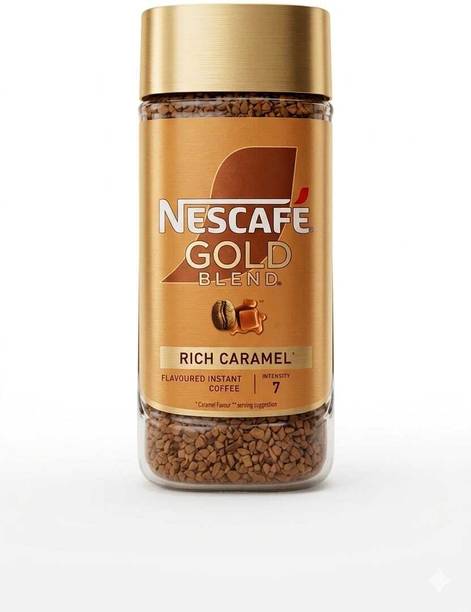 Nescafe GOLD BLEND RICH CARAMEL FLAVOURED INSTANT COFFEE INTENSITY 7 Instant Coffee