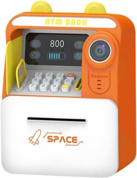 Magicwand FACE Recognition Money Safe Kids Piggy Savings Bank with Personal ATM Card Coin Bank