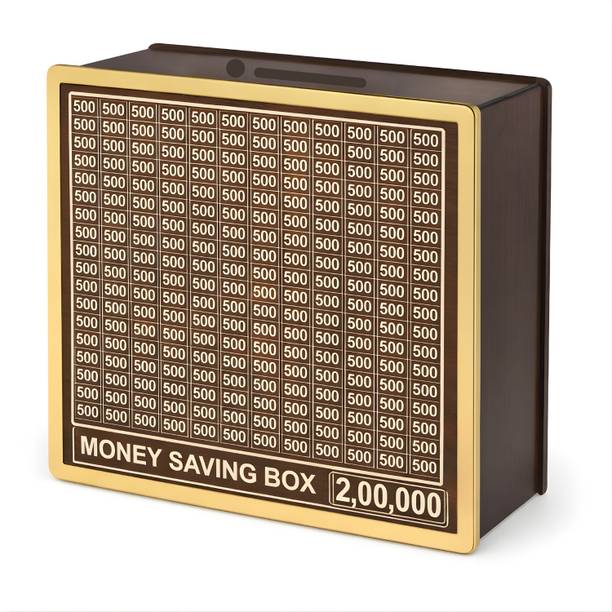 DALUCI 2 Lakh Money Saving Box for Adults & Kids | Cash Saving for Home & Office Use Coin Bank