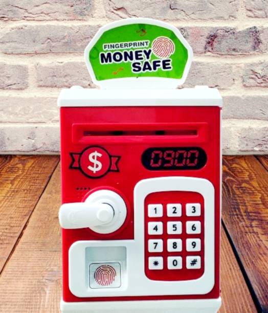 UB Toys Money Safe ATM Kids Piggy Bank with Electronic Lock & Password Coin Bank