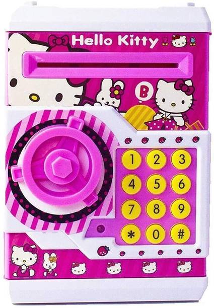 3 Jokers Money Safe ATM Kids Piggy Bank Electronic Lock Piggy Bank(Color may be vary) Coin Bank