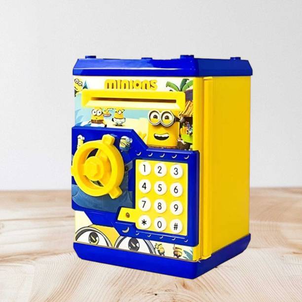 Tiny Tales Mini Piggy Bank Safe Box Money(IND*30721) Coin ATM Coin Bank