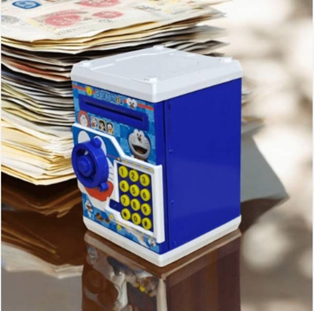 KinderTales Money Safe with Electronic Lock(IND*3057) Piggy Bank ATM Coin Bank