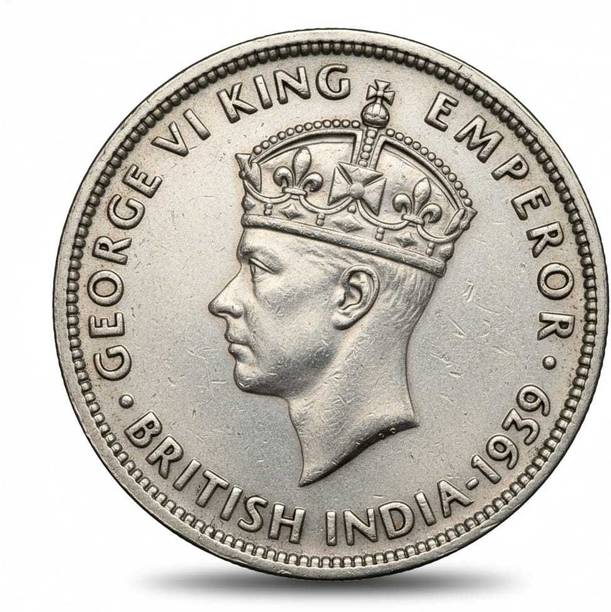TryOnline 1939 Rare 4 Rupees - King George 6th, British India Fantasy Limited - Cu-Ni Coin Modern Coin Collection
