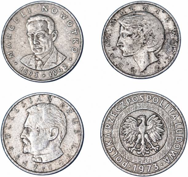 SHUBHCOINS 4 Different Commemorative in World (Old Poland Series) Best for School Projects Medieval Coin Collection