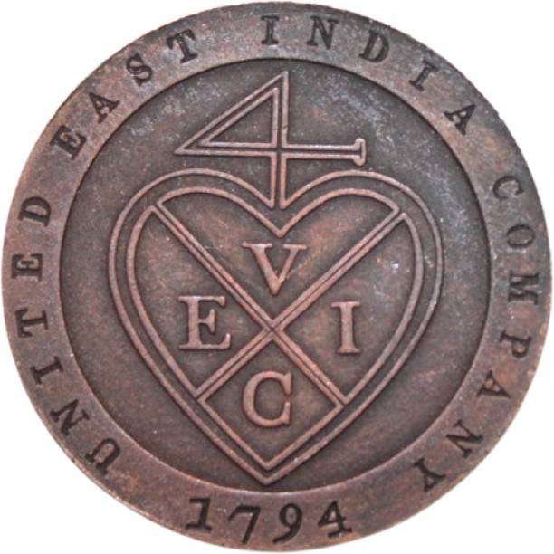newway 1/48 (1794) East India Company Collectible Old and Rare Coin Medieval Coin Collection