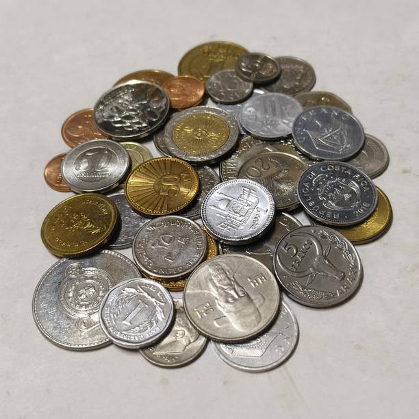 Special Minds Store 20 Different World Coins Mixed Lot Collectible Item for Students Gifts Modern Coin Collection