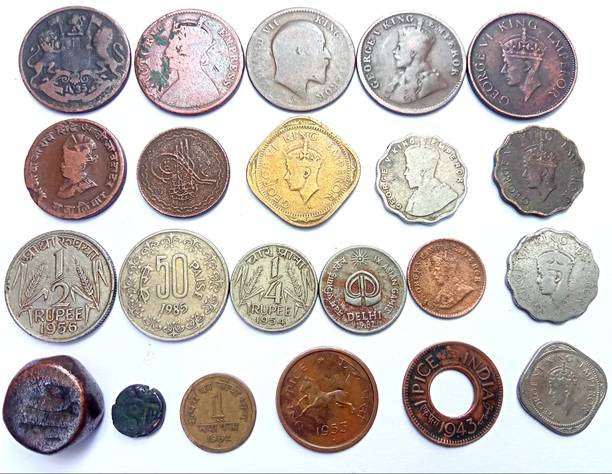 Naaz Rare Collection Rare Old Indian Coin British India, Moghal, Delhi Sultanat, Princely States Ancient Coin Collection